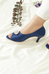 Peep Toe Court Shoes EL-129