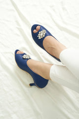 Peep Toe Court Shoes EL-129